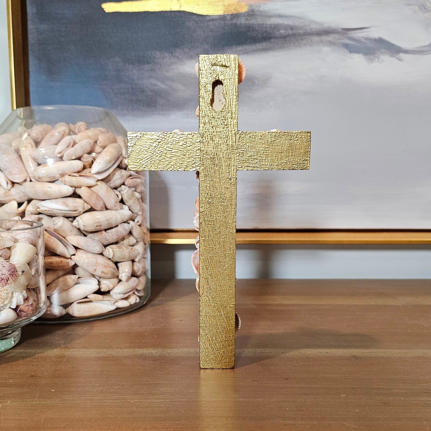 Gold Shell Cross