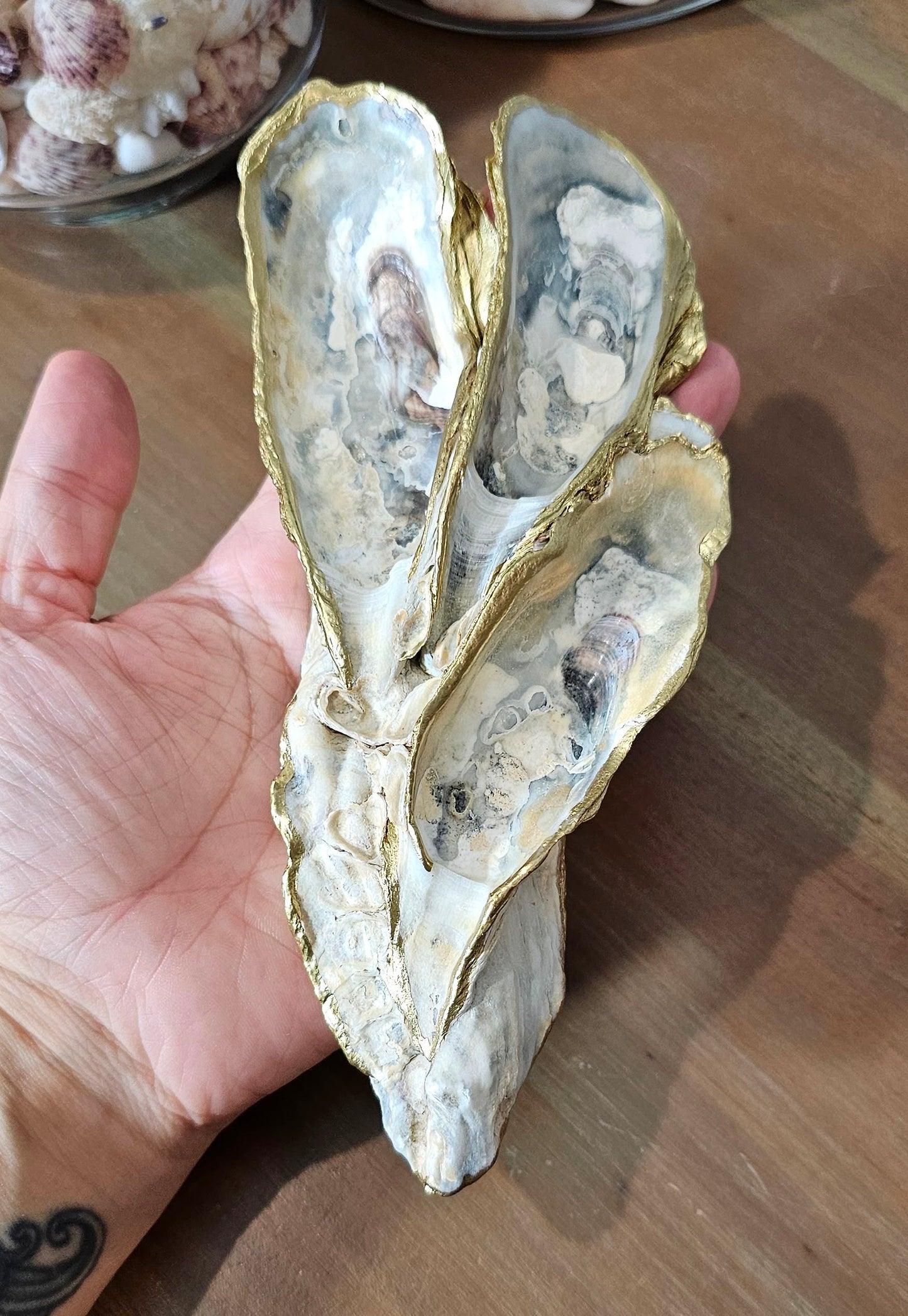 Oyster Cluster Jewelry Dish