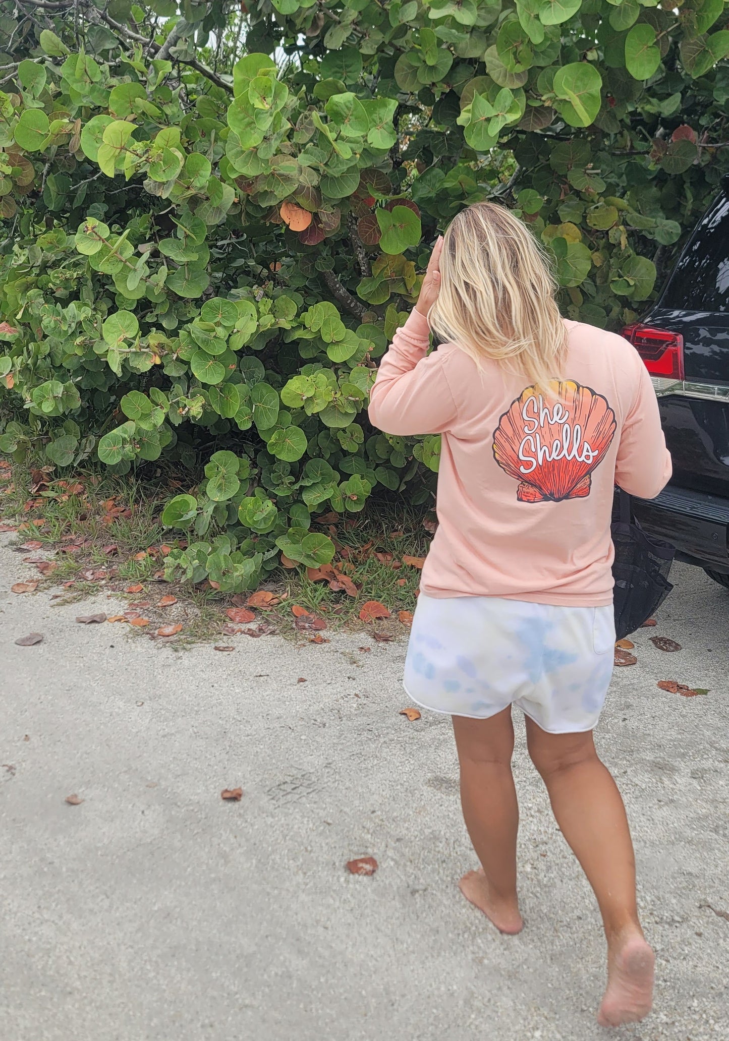 Peach Long Sleeve T-Shirt