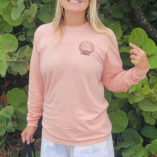 Peach Long Sleeve T-Shirt